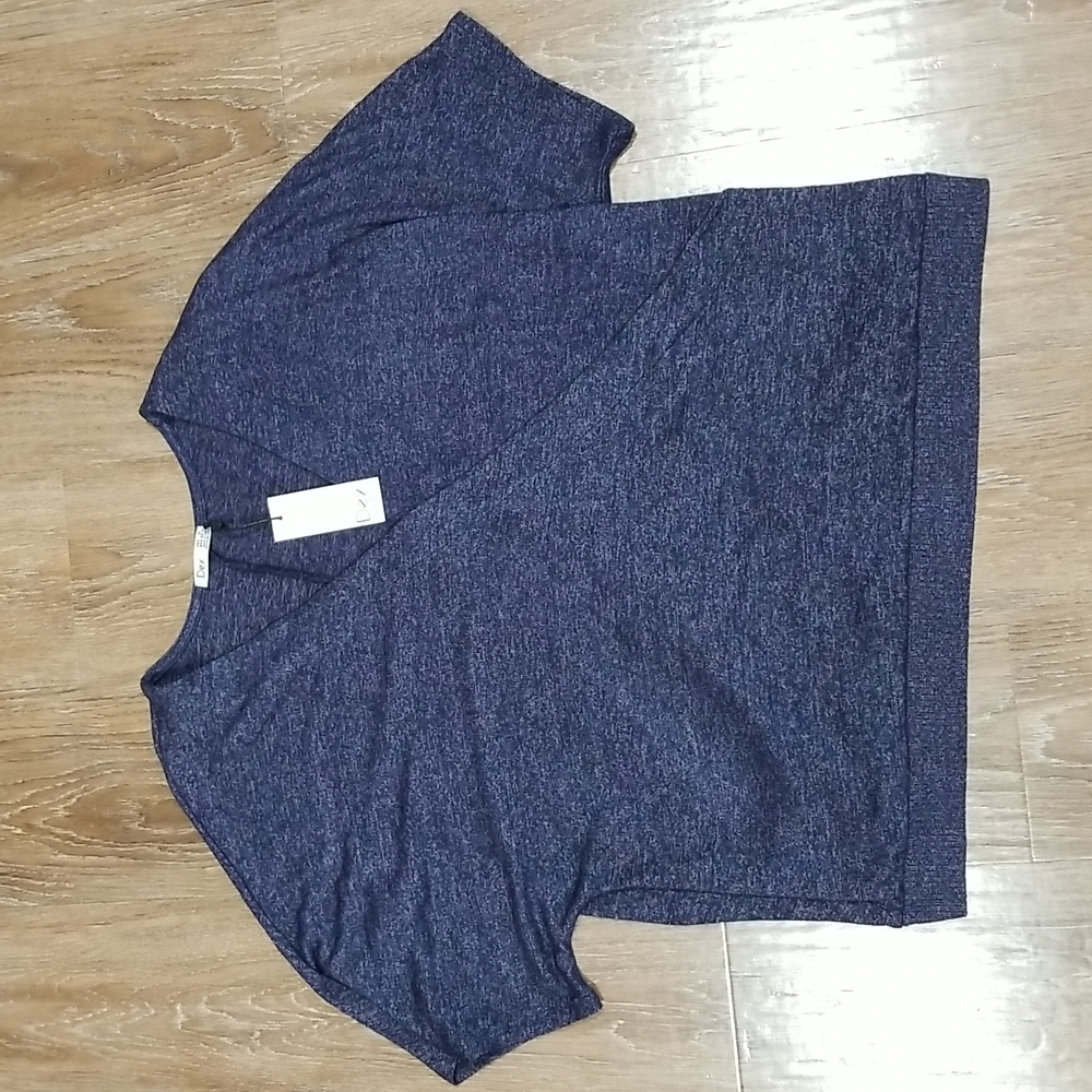 (1X) NWT Dex Plus Comfy Loungewear Casual Heathered Lightweight Loose Classic